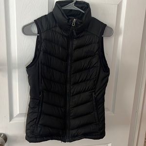 Womens Black North Face vest